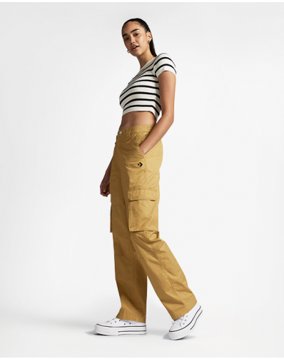 RELAXED CARGO PANTS BROWN
