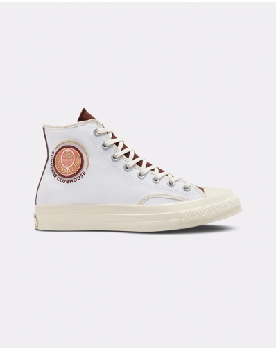 CHUCK 70 CLUBHOUSE HI WHITE/RED