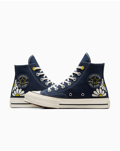 CHUCK 70 NATURE IN BLOOM HI NAVY/MULTI COLORS